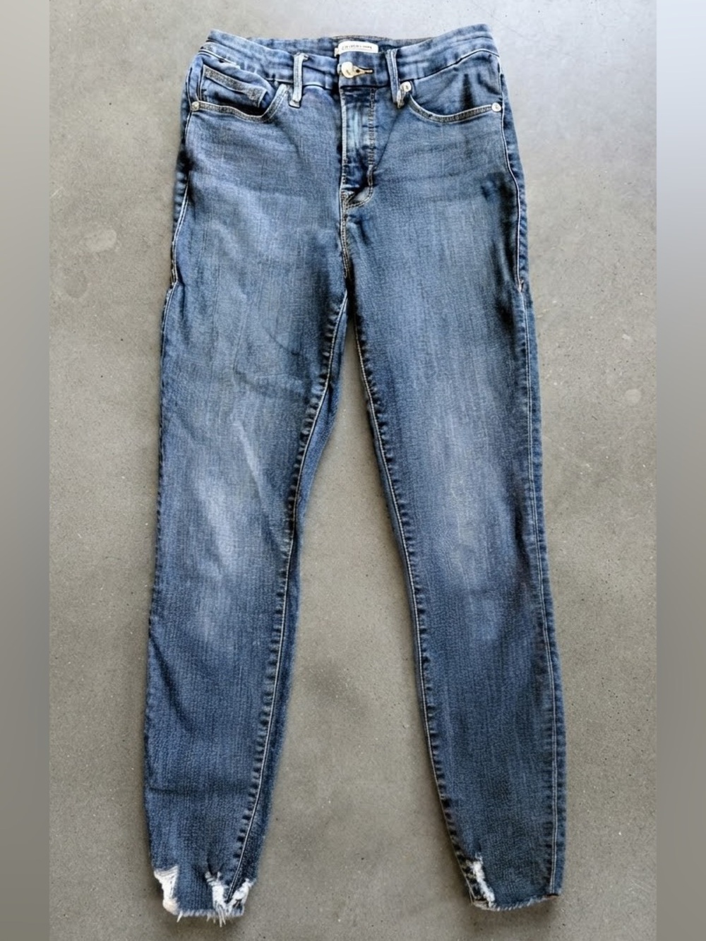 Good American Good Legs High-Rise Skinny Jeans – Size 6/28